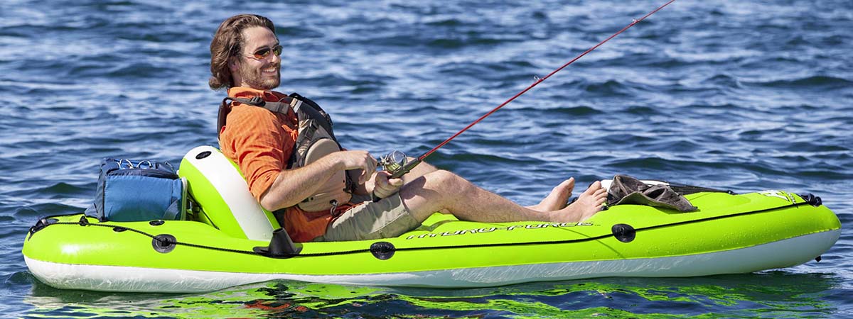 ¿Se puede realizar la pesca en kayak hinchable?