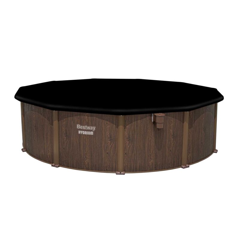 Bestway Hydrium Conjunto de Piscina Desmontable con Pared de Acero Redonda 4,88 m X 1,30 m