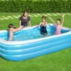 Piscina Familiar Hinchable Rectangular Azul Bestway 3,05m