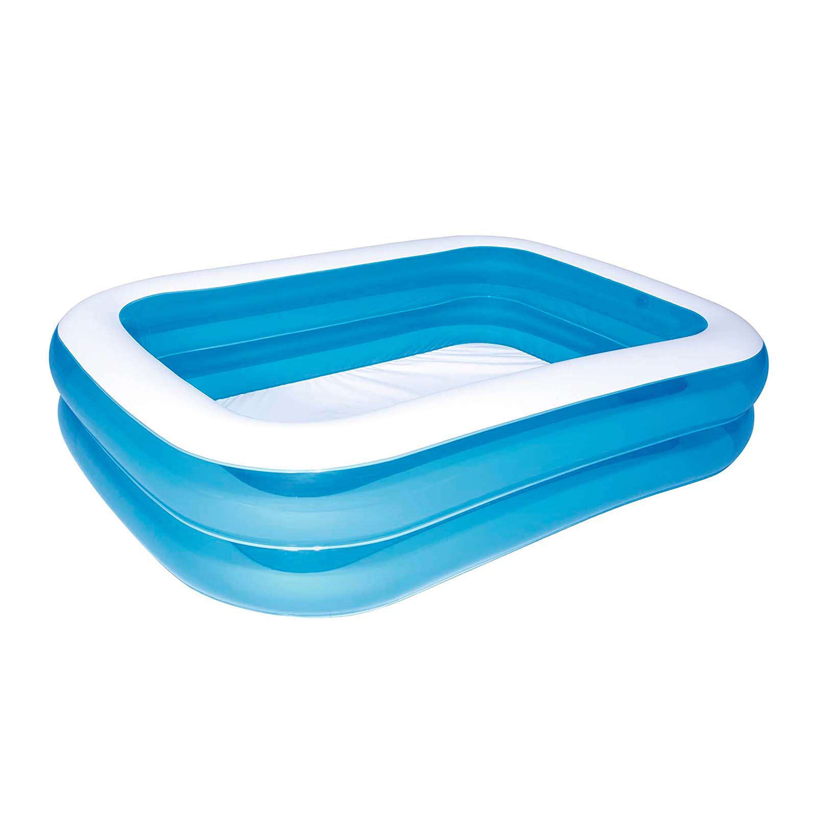 Piscina hinchable Rectangular 2.11x 1.32 Azul y blanco