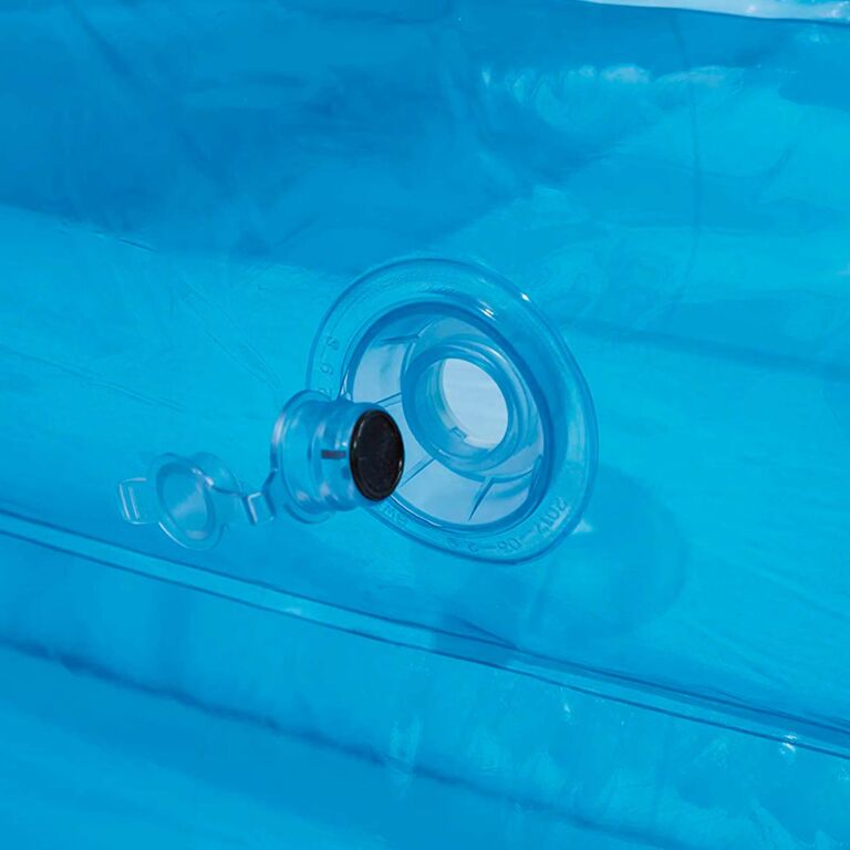 Piscina hinchable Rectangular 2.11x 1.32 Azul y blanco