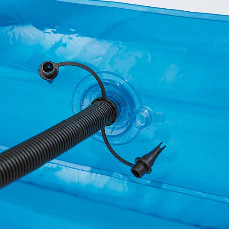 Piscina hinchable Rectangular 2.11x 1.32 Azul y blanco