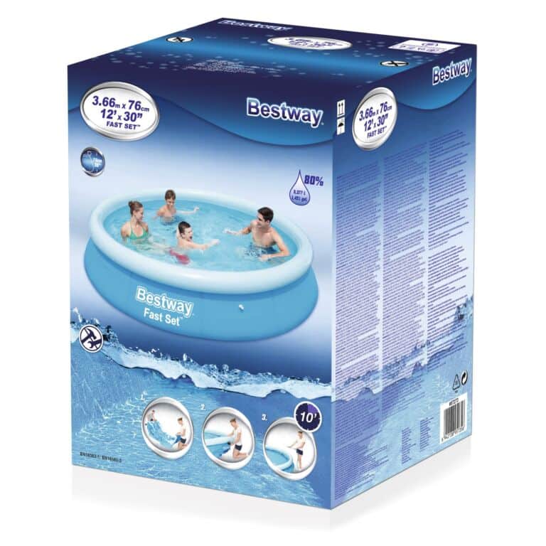 Piscina Hinchable Redonda Bestway Fast Set 3,66 m x 76 cm