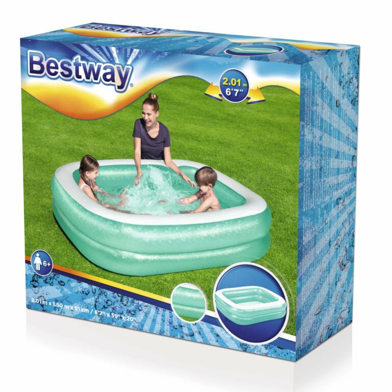 Piscina Hinchable Familiar Rectangular Bestway 2m