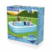 Piscina Familiar Hinchable Rectangular Azul Bestway 3,05m