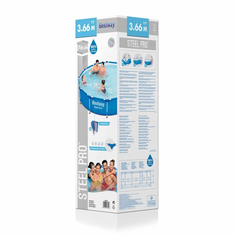 Piscina sobre superficie Steel Pro de 3,66 m x 76 cm