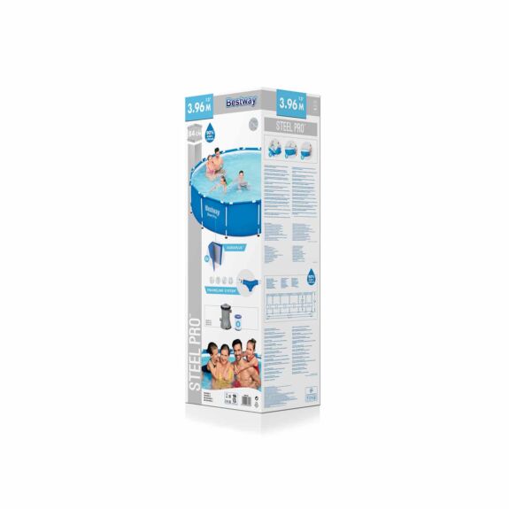 Set de piscina desmontable Bestway Steel Pro 396m x 84cm