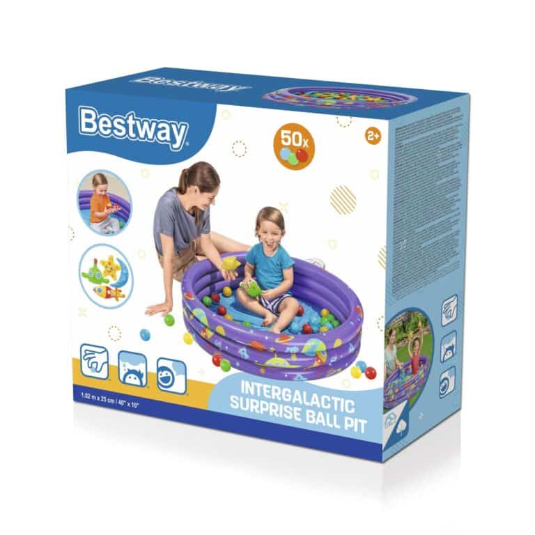 Piscina de Bolas y Juego con 50 bolas para Jugar Bestway Intergalactic Surprise