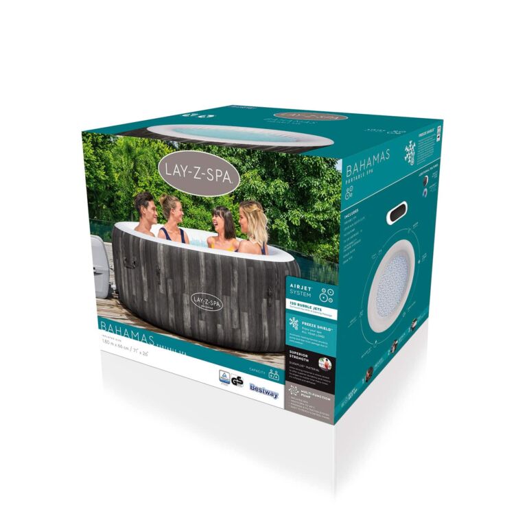 Spa de hidromasaje inflable para 2-4 personas Lay-Z-Spa Bahamas AirJet