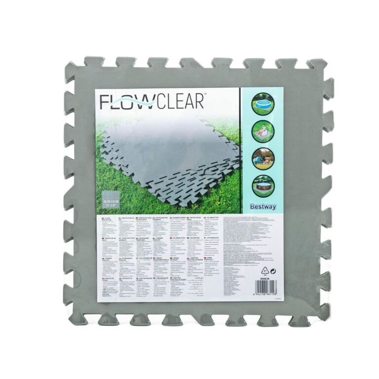 Set protector de suelo Flowclear 50x50 cm