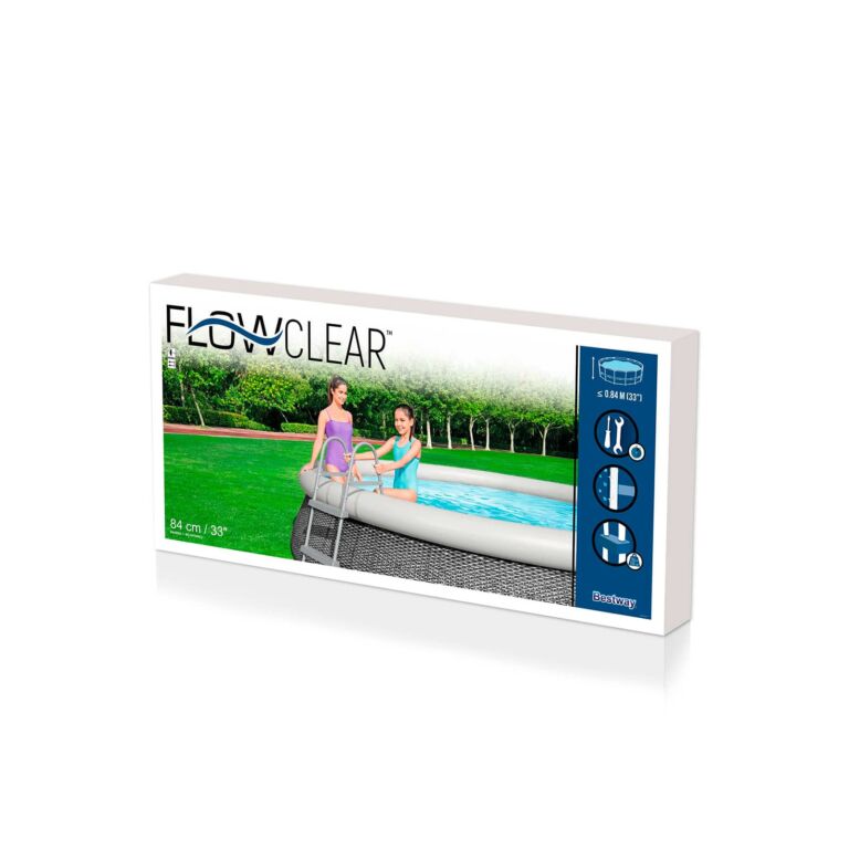 Escalera de piscina de 84 cm Flowclear