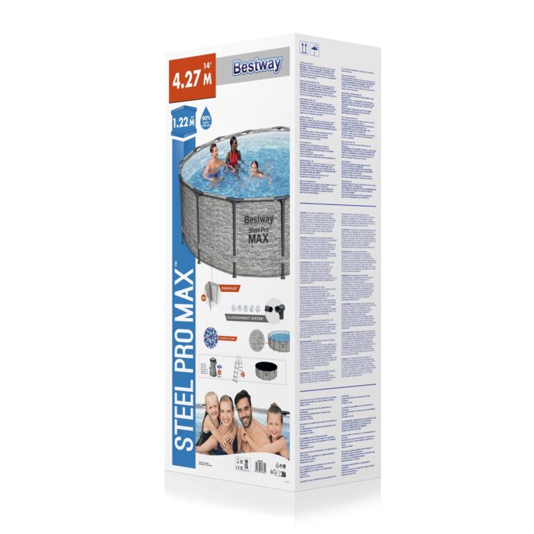 Conjunto de Piscina Desmontable Redonda Bestway Steel Pro MAX 4,27 m x 1,22 m