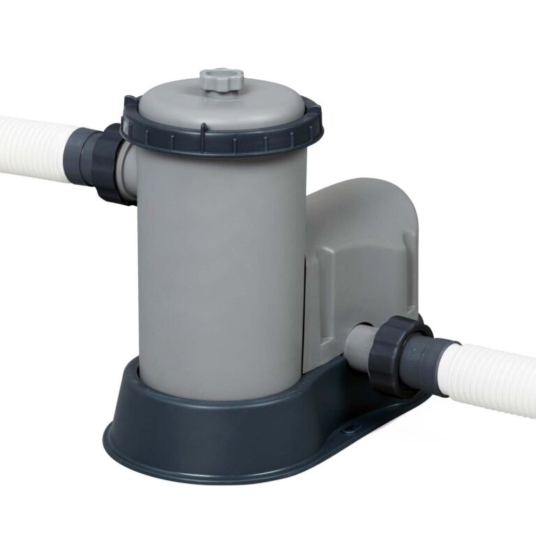 Piscina Desmontable Tubular Bestway Power Steel Oval Diseño Madera 610x366x122 cm con Depuradora Cartucho 5.678 L/H