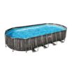 Piscina desmontable oval Bestway Power Steel 7,32x3,66x1,22m con depuradora de arena