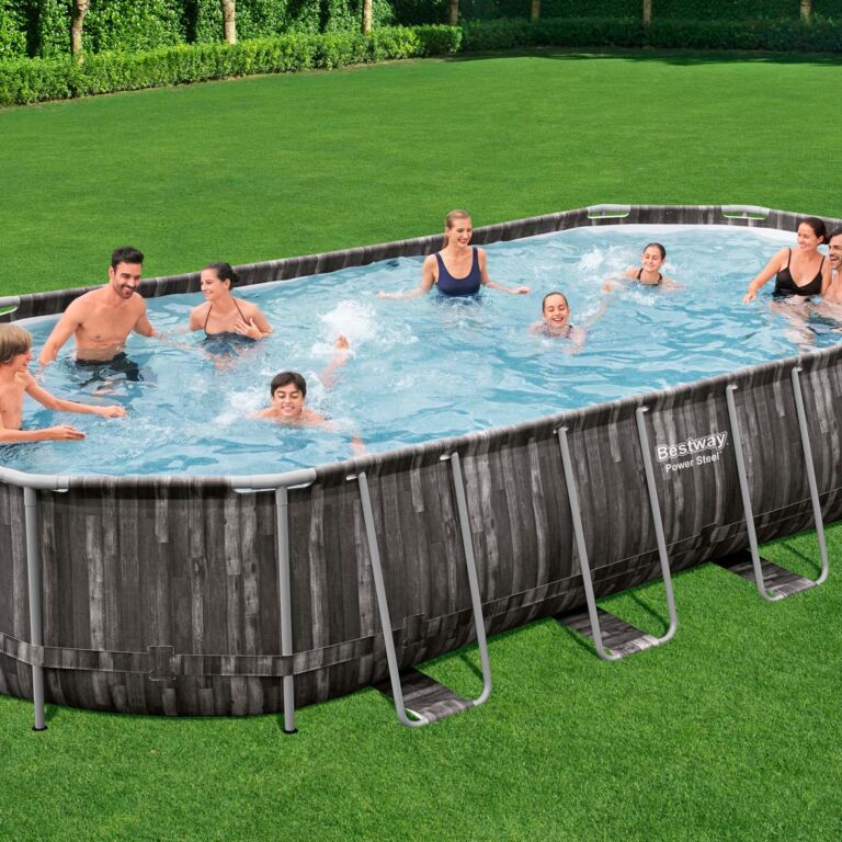 Piscina desmontable oval Bestway Power Steel 732x366x122cm