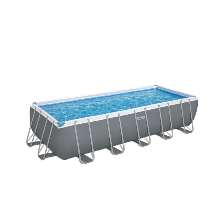 Juego de piscina desmontable Bestway Power Steel de 6,40 m x 2,74 m x 1,32 m