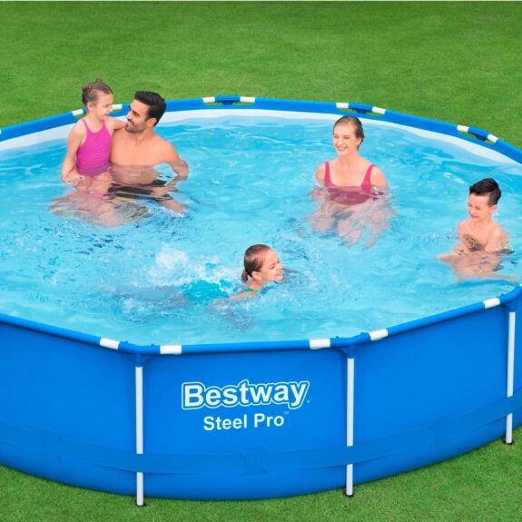 Set de piscina desmontable Bestway Steel Pro 396m x 84cm