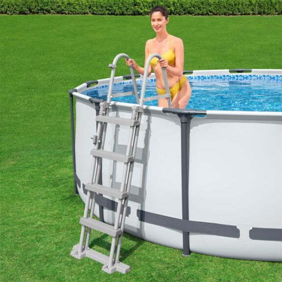 Set de piscina sobre el suelo Bestway Steel Pro MAX redonda 4.27 m x 1.22 m