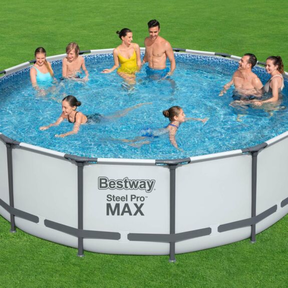 Set de piscina desmontable Bestway Steel Pro MAX redondo 4.88 m x 1.22 m