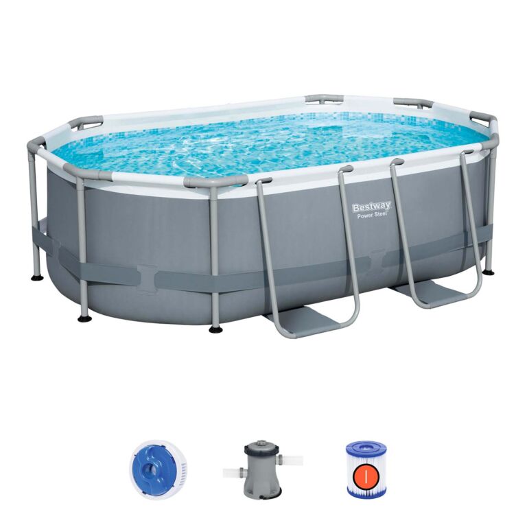 Set de piscina Bestway Power Steel  3.05 m x 2.00 m x 84 cm