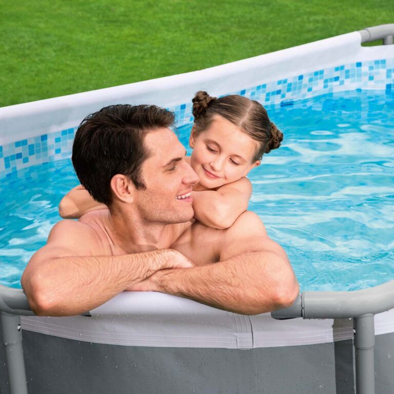 Set de piscina Bestway Power Steel  3.05 m x 2.00 m x 84 cm