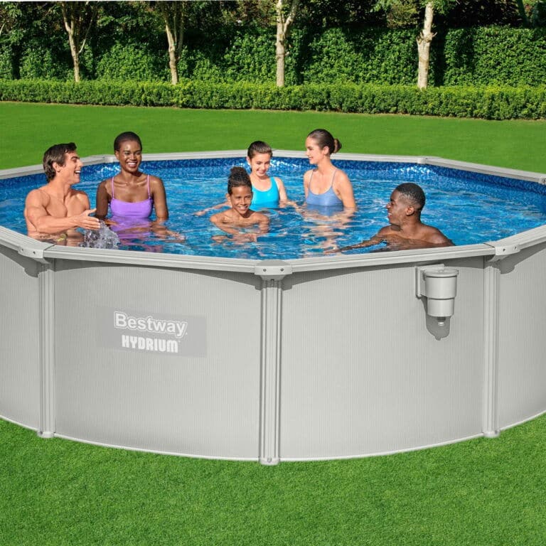 Conjunto de Piscina Desmontable de Acero Redonda Bestway Hydrium 4,60 m x 1,20 m