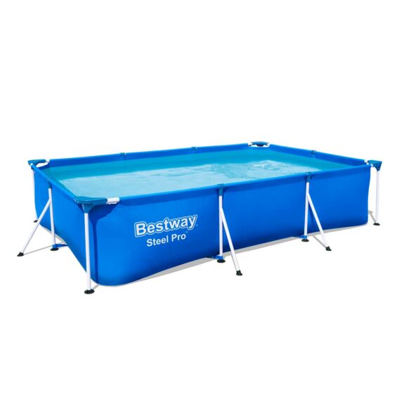 Piscina Steel Pro rectangular 3.00m x 2.01m x 66cm con bomba de filtrado de 1249L