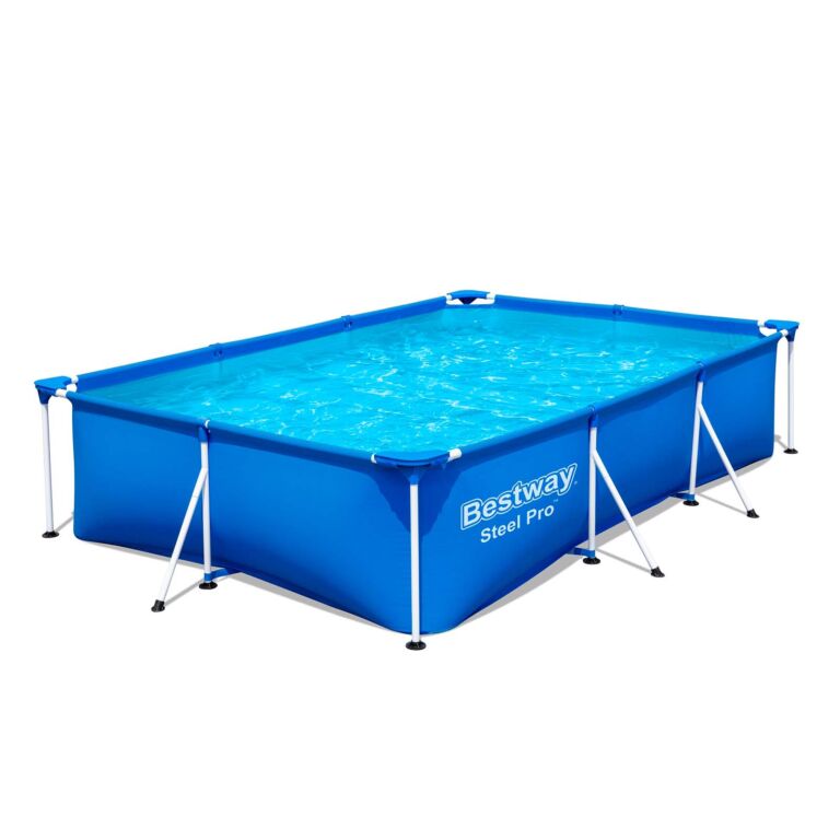 Piscina Steel Pro rectangular 3.00m x 2.01m x 66cm con bomba de filtrado de 1249L