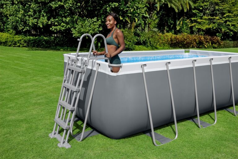 Conjunto de Piscina Desmontable Bestway Power Steel 4,12 m x 2,01 m x 1,22 m