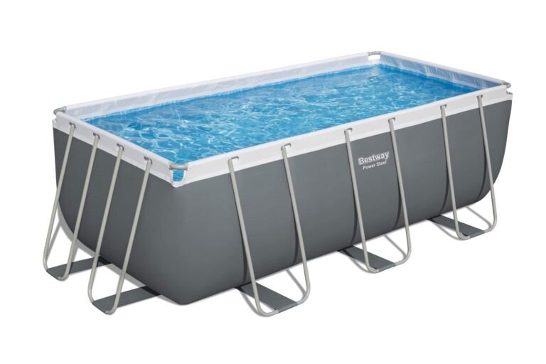 Conjunto de Piscina Desmontable Bestway Power Steel 4,12 m x 2,01 m x 1,22 m