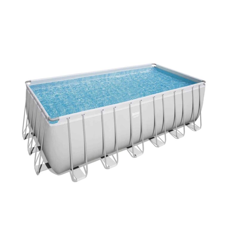 Conjunto de piscina sobre superficie Power Steel de Bestway de 7.32 m x 3.66 m x 1.32 m con depuradora de cartucho