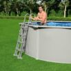 Bestway Hydrium Conjunto de Piscina Desmontable de Pared de Acero Redonda 3.00 m x 1.20 m