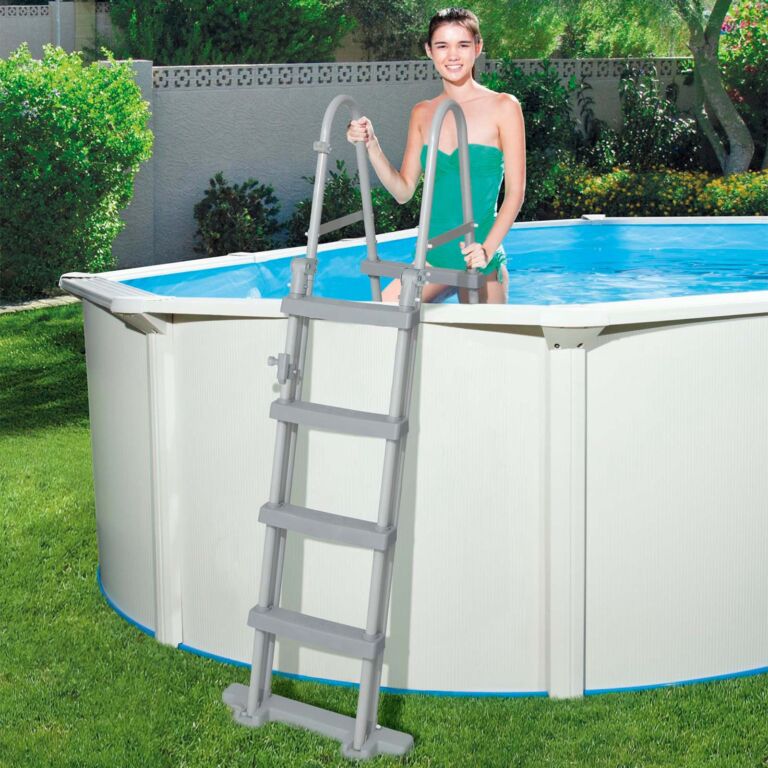 Conjunto de piscina sobre superficie con pared de acero Hydrium de Bestway de 5.00 m x 3.60 m x 1.20 m