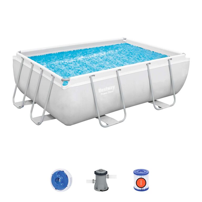 Set de piscina desmontable Bestway Power Steel  2.82 m x 1.96 m x 84 cm