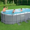 Conjunto de piscina sobre superficie Power Steel de Bestway de 5.49 m x 2.74 m x 1.22 m