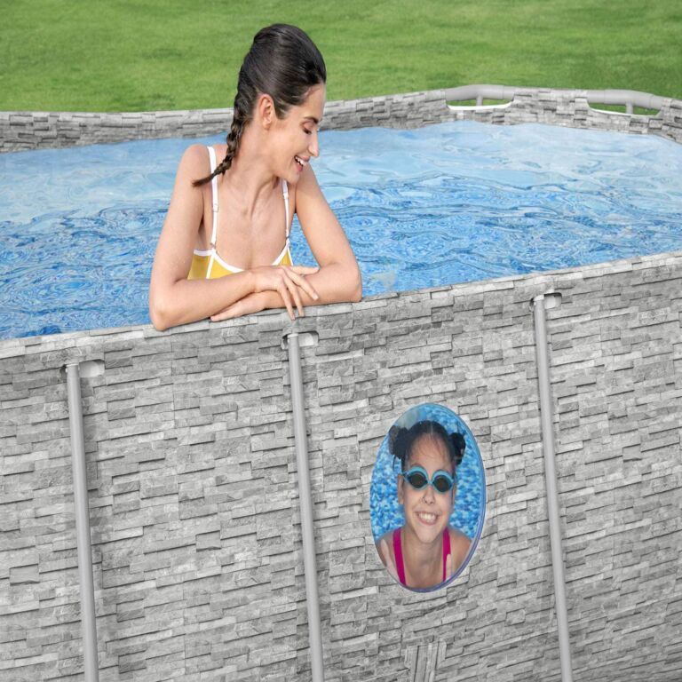 Conjunto de Piscina Desmontable Power Steel Swim Vista Series II Bestway 4.27 m x 2.50 m x 1.00 m