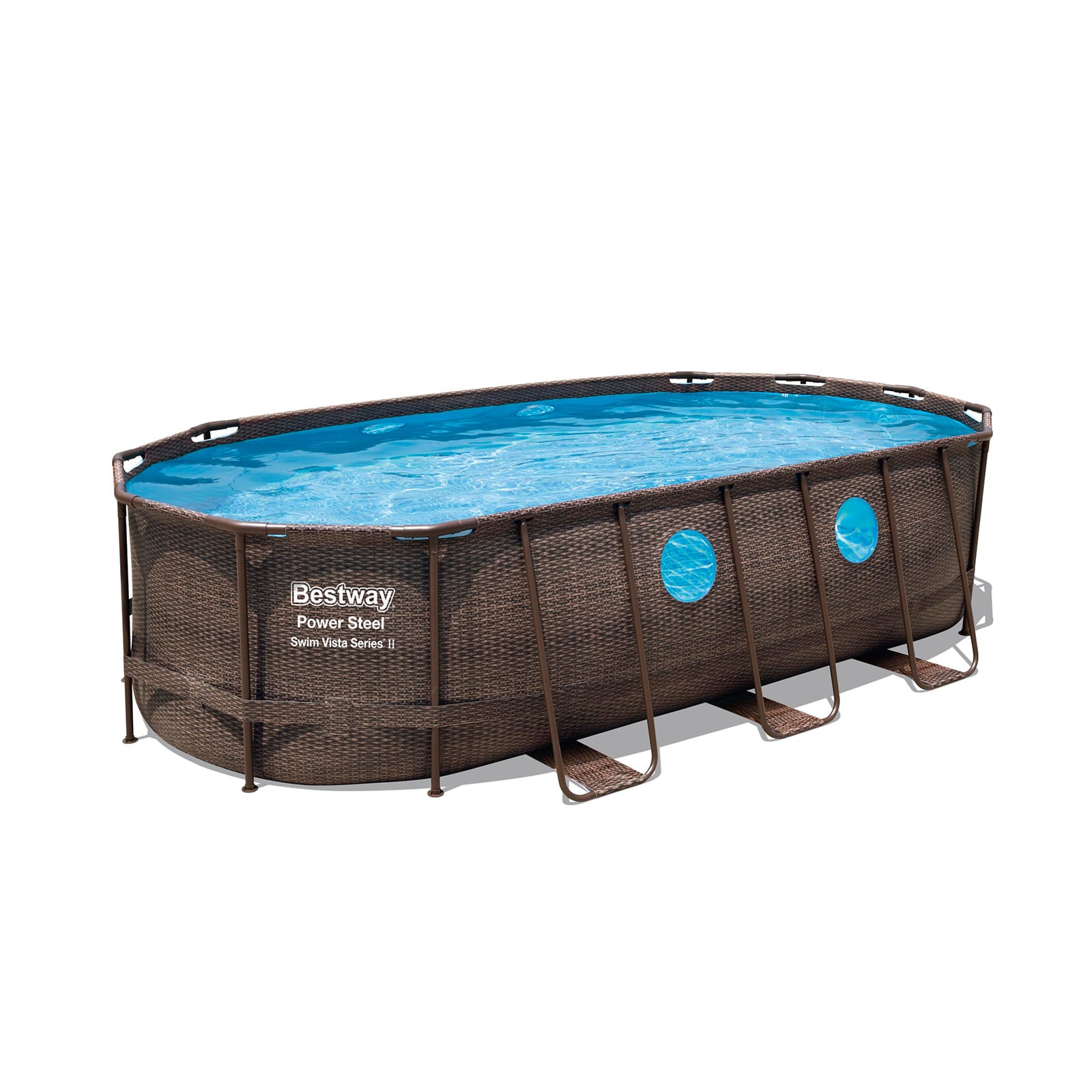 Bestway Power Steel Swim Vista Series II Juego de piscina sobre el suelo 5.49 m x 2.74 m x 1.22 m