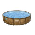 Conjunto de Piscina Desmontable Redonda Bestway Steel Pro MAX de 5,49 m x 1,22