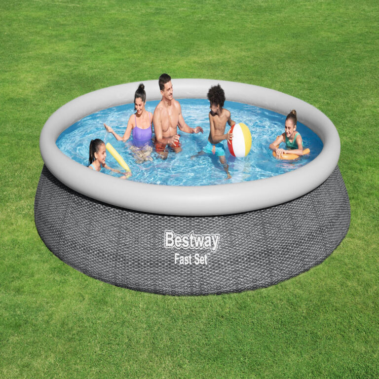 Pack piscina hinchable redonda 4.57 m x 84 cm Fast Set + Accesorios