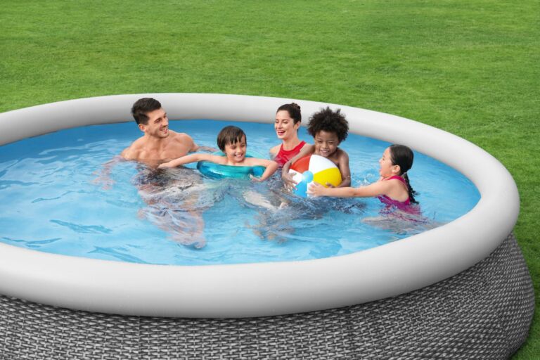 Bestway Fast Set Conjunto de Piscina Hinchable Redonda 3,66 m x 76 cm