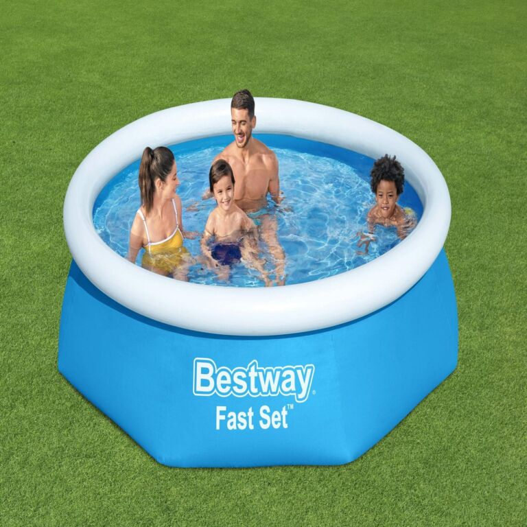 Piscina Hinchable Redonda Bestway Fast Set  2.44 m x 61 cm