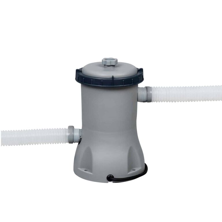 Set de piscina desmontable con toldo Power Steel  3,96 m x 1,07 m