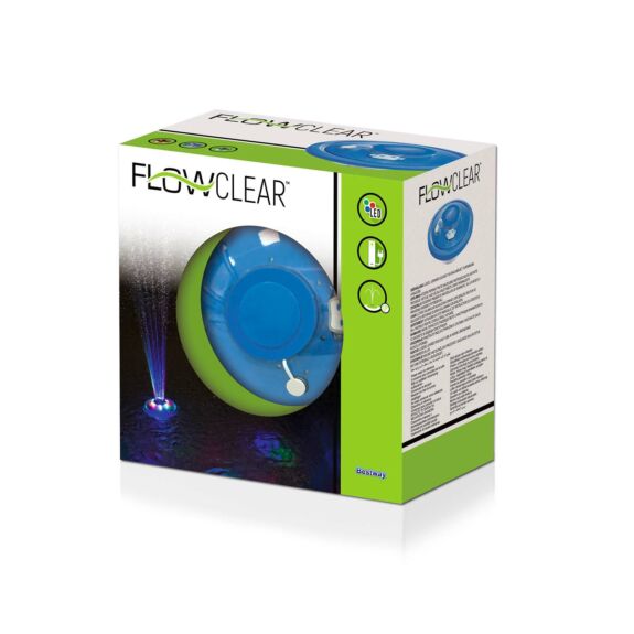 Fuente Flotante Bestway Flowclear LED para Piscina