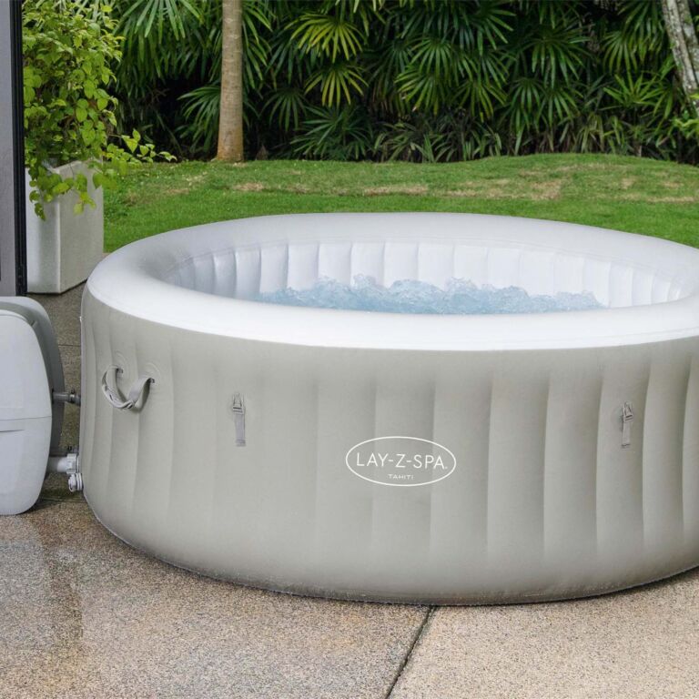 Spa de hidromasaje inflable con luces led para 2-4 personas Lay-Z-Spa Tahiti AirJet