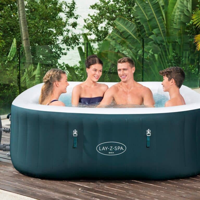 Lay-Z-Spa Ibiza AirJet Spa de Hidromasaje Hinchable para 4-6 personas
