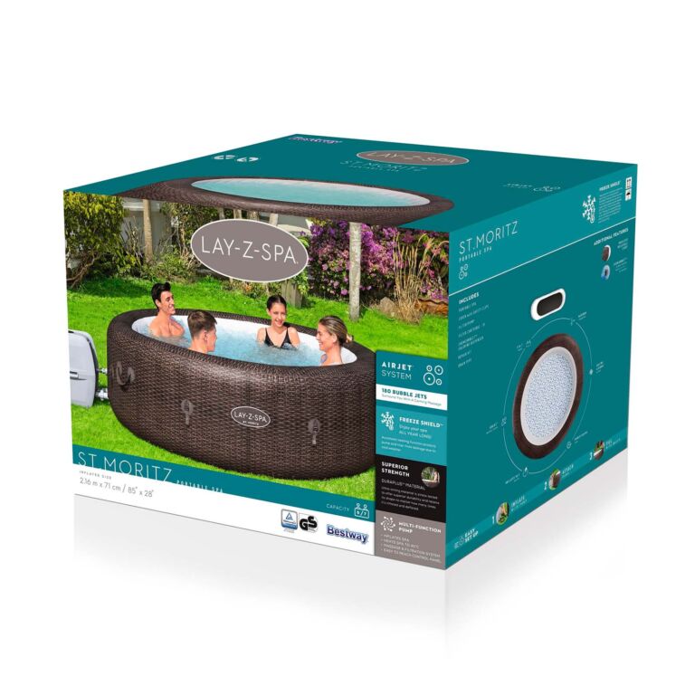 Spa de hidromasaje inflable para 5-7 personas Lay-Z-Spa St. Moritz AirJet