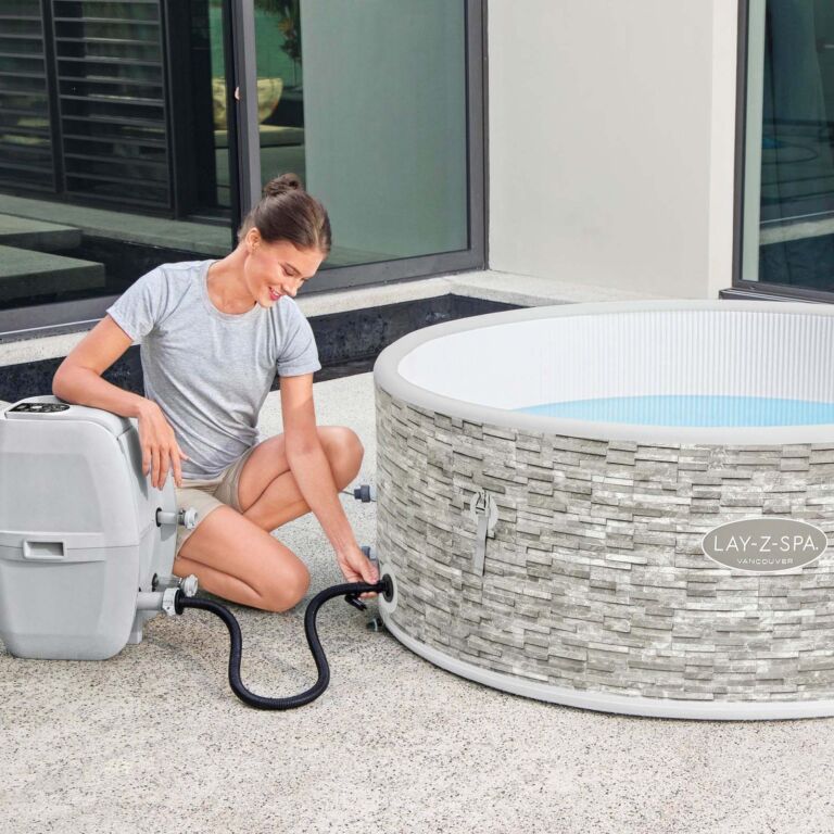 Spa Hinchable Bestway Lay-Z-Spa Vancouver Para 3-5 personas Redondo 155x60 cm