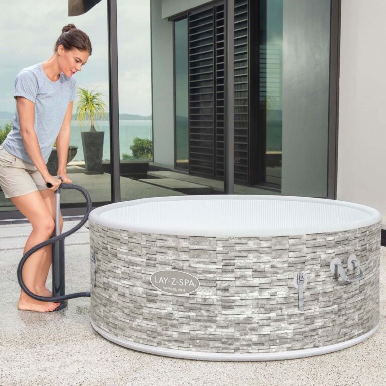 Spa Hinchable Bestway Lay-Z-Spa Vancouver Para 3-5 personas Redondo 155x60 cm