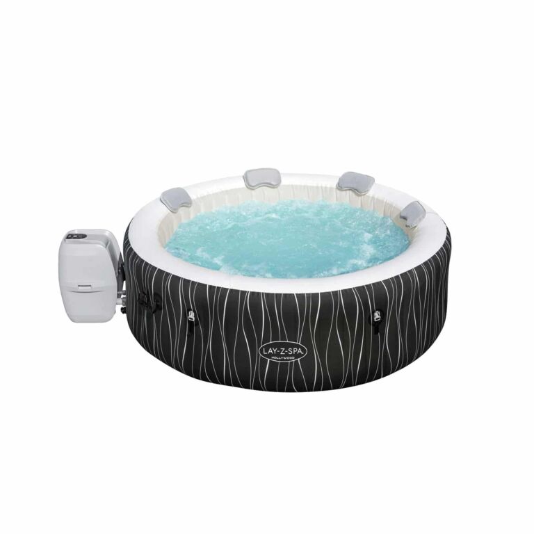 Bañera de Hidromasaje Hinchable Lay-Z-Spa Hollywood AirJet con luces LED 4-6 personas