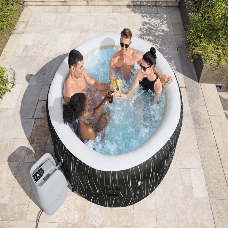 Bañera de Hidromasaje Hinchable Lay-Z-Spa Hollywood AirJet con luces LED 4-6 personas